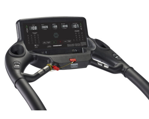 Бігова доріжка Woodway 4Front, чорна