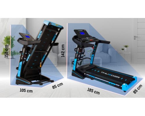 Бігова доріжка електрична THUNDER ELITE-DS-BLACK Бігова доріжка електрична THUNDER ELITE-DS-BLACK