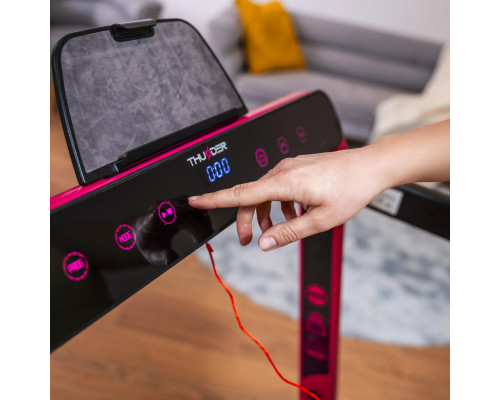 Бігова доріжка електрична THUNDER RACE-PINK