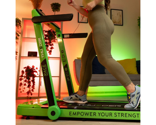 Бігова доріжка електрична THUNDER RACE-GREEN