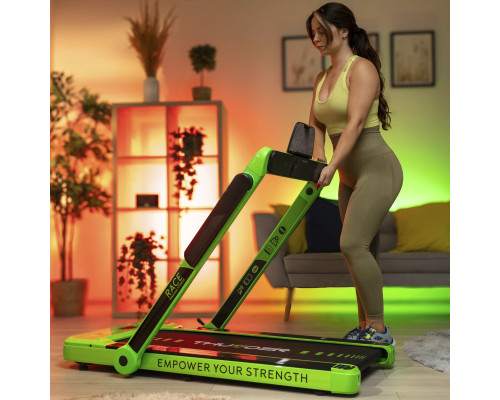 Бігова доріжка електрична THUNDER RACE-GREEN