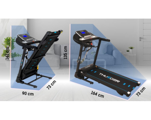 Бігова доріжка електрична THUNDER RAPID-DS-BLACK Бігова доріжка електрична THUNDER RAPID-DS-BLACK