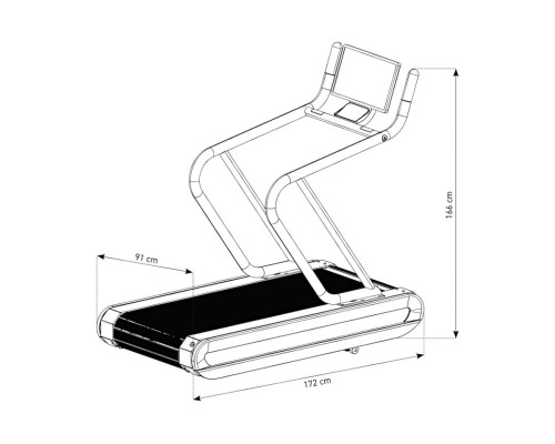 Бігова доріжка NOHRD Citius Cherry Treadmill