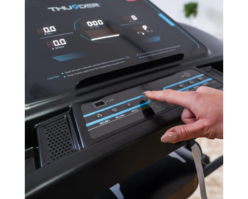 Бігова доріжка електрична THUNDER ELITE-DS-BLACK