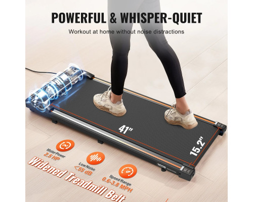 Бігова доріжка електрична VEVOR С7, чорна