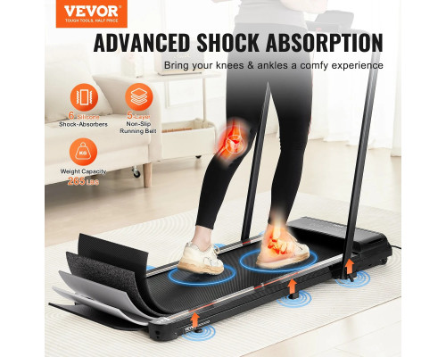 Бігова доріжка електрична VEVOR Q2F-3, чорна