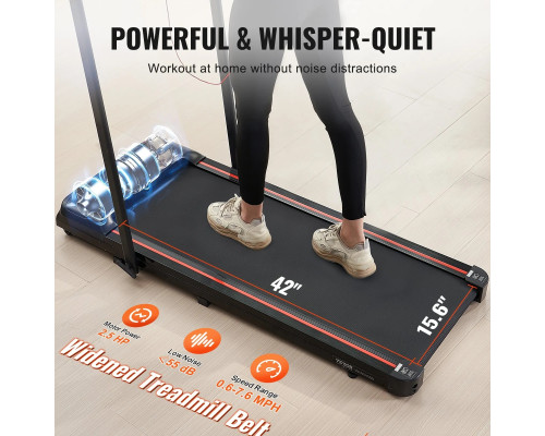 Бігова доріжка електрична VEVOR Q2F-3, чорна