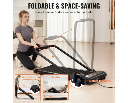 Бігова доріжка електрична VEVOR S7F, чорна