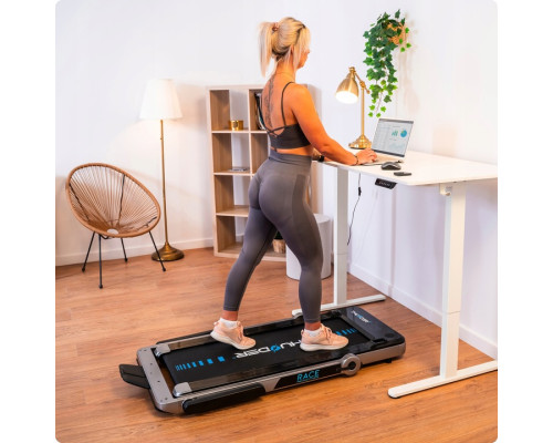 Бігова доріжка електрична THUNDER RACE-SILVER