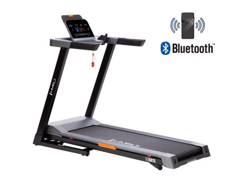 Бігова доріжка електрична HMS BE5873, чорно-сіра