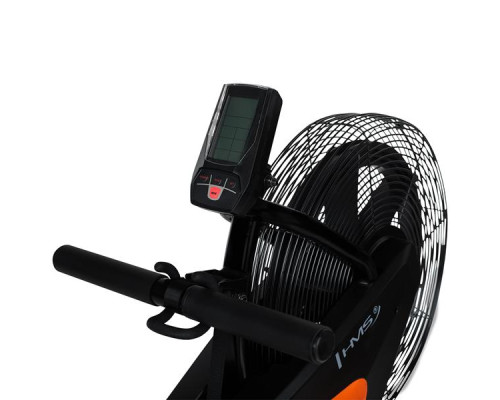 Веслувальний тренажер повітряний AirRower HMS ZP6591 чорно-помаранчевий Веслувальний тренажер повітряний AirRower HMS ZP6591 чорно-помаранчевий