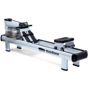 Веслувальний тренажер водний WaterRower M1 HiRise S4 Aluminum сірий