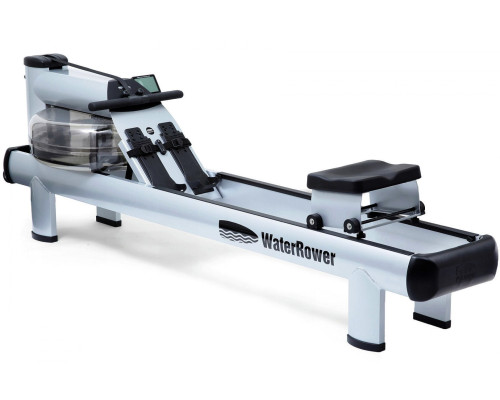 Веслувальний тренажер водний WaterRower M1 HiRise S4 Aluminum сірий