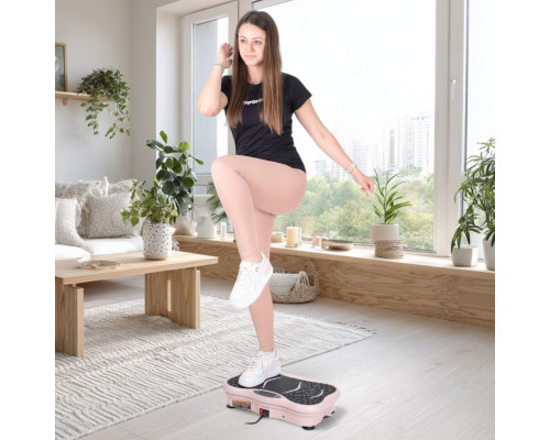 Вібраційна платформа inSPORTline Maviro рожева