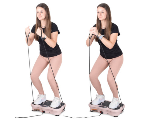 Вібраційна платформа inSPORTline Maviro рожева