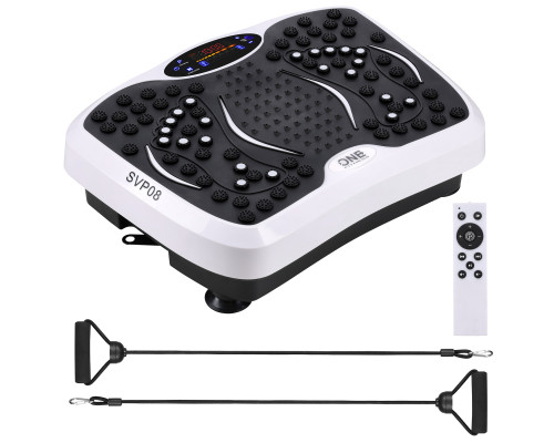 Вібраційна платформа One Fitness SVP08 чорно-біла