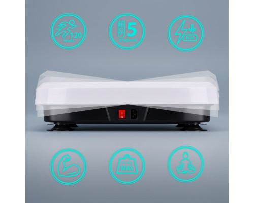 Вібраційна платформа One Fitness SVP08 чорно-біла