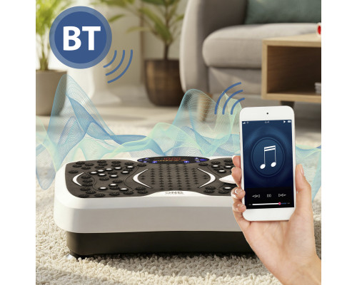 Вібраційна платформа One Fitness SVP08 чорно-біла