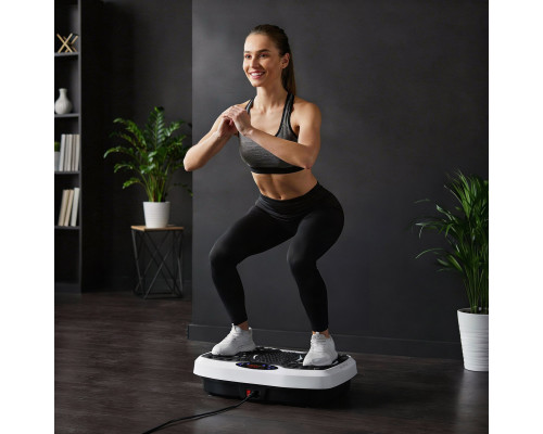 Вібраційна платформа One Fitness SVP08 чорно-біла