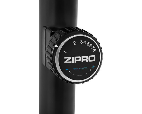 Велотренажер горизонтальний магнітний Zipro Easy чорно-сірий