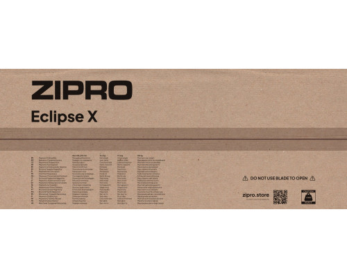 Велотренажер Zipro Eclipse X чорний