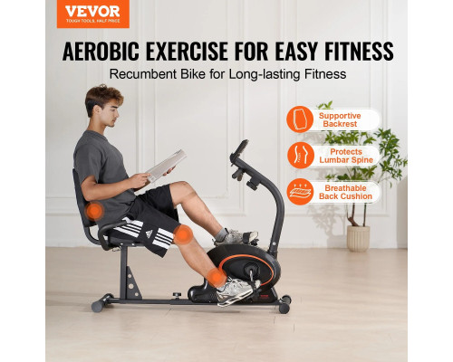 Велотренажер магнітний VEVOR Y-R901, чорний