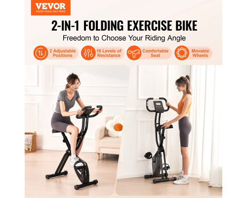 Велотренажер магнітний VEVOR Y-B206, чорний