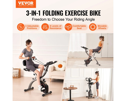 Велотренажр магнітний VEVOR Y-B203, чорний