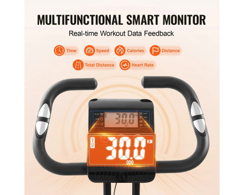 Велотренажр магнітний VEVOR Y-B203, чорний