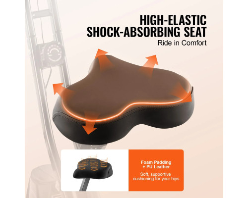 Велотренажр магнітний VEVOR Y-B203, чорний