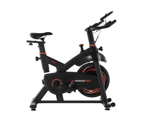 Велотренажер магнітний VEVOR С708, чорно-червоний