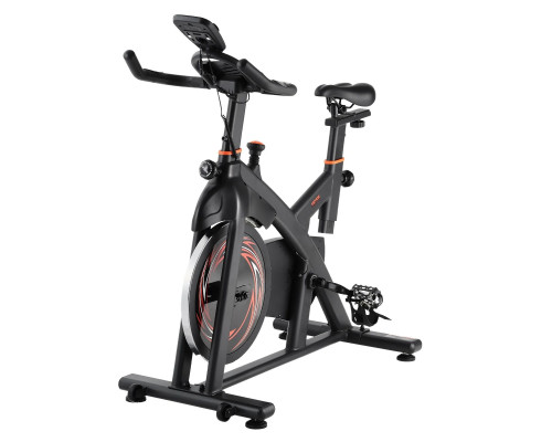 Велотренажер магнітний VEVOR С708, чорно-червоний