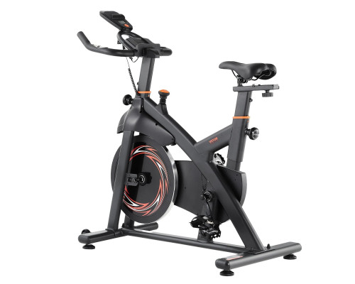 Велотренажер магнітний VEVOR С708, чорно-червоний