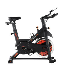 Велотренажер магнітний VEVOR S706, чорно-червоний