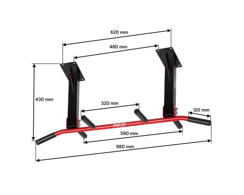 Турнік стельовий для підтягування NS-317