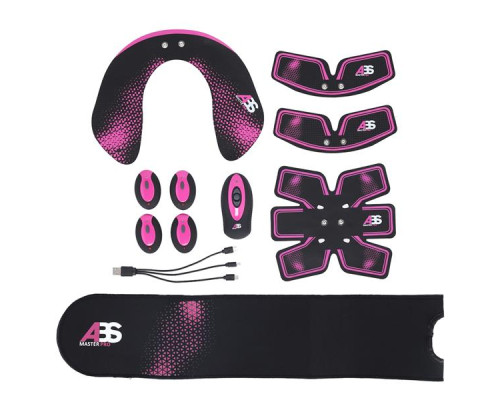 Електростимулятор м’язів ABS Master Pro Multi Set NN – чорно-фіолетовий Електростимулятор м’язів ABS Master Pro Multi Set NN – чорно-фіолетовий