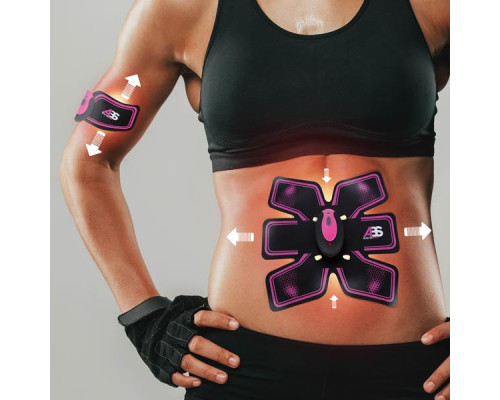 Електростимулятор м’язів ABS Master Pro Multi Set NN – чорно-фіолетовий Електростимулятор м’язів ABS Master Pro Multi Set NN – чорно-фіолетовий