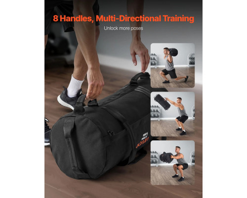 Тренувальна сумка VEVOR 11-34 кг, чорна