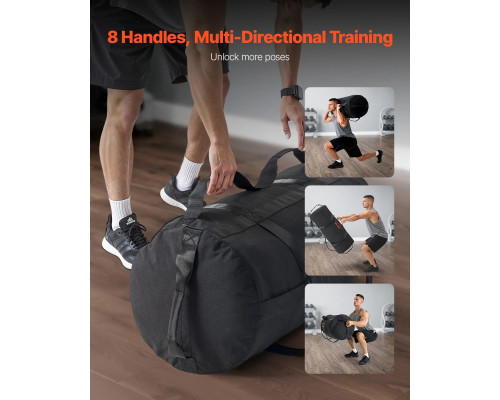 Тренувальна сумка VEVOR 56-90 кг, чорна