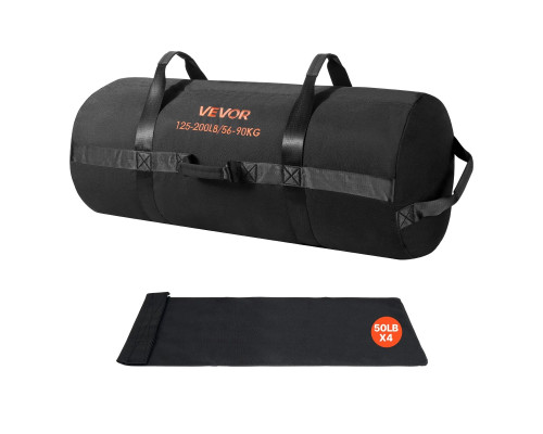 Тренувальна сумка VEVOR 56-90 кг, чорна