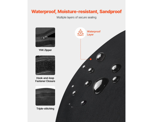 Тренувальна сумка VEVOR 45 кг, чорна