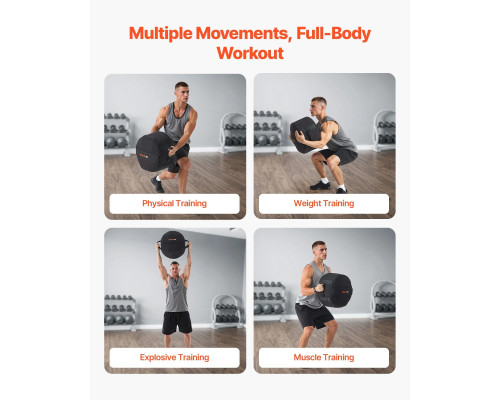 Тренувальна сумка VEVOR 45 кг, чорна