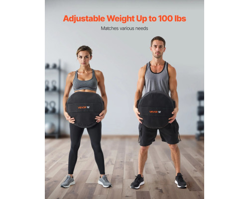 Тренувальна сумка VEVOR 45 кг, чорна