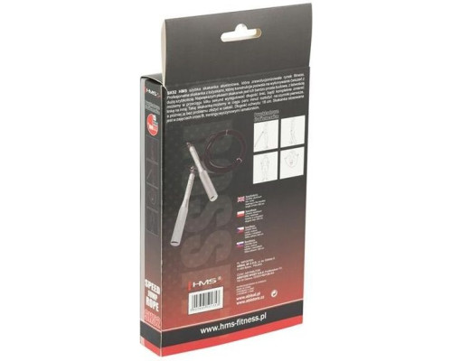 Скакалка спортивна HMS SK52 червона 300 см