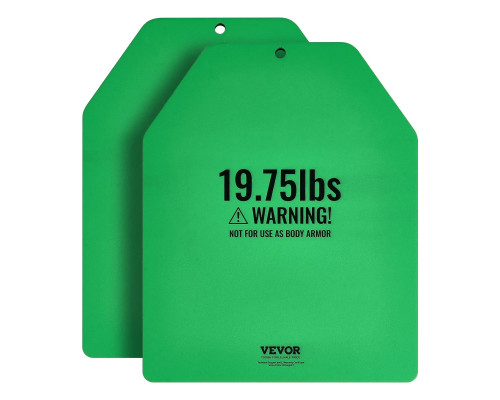 Плити для вагового жилета VEVOR 8,9 кг, зелені