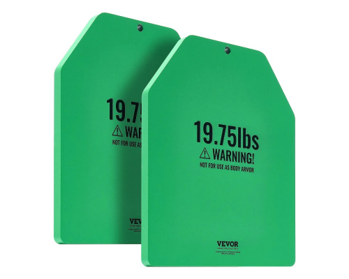 Плити для вагового жилета VEVOR 8,9 кг, зелені