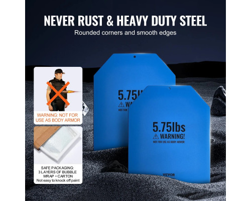 Плити для вагового жилета VEVOR JSPB-5.75 сині