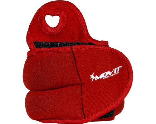 Ручні гирі Movit 2 х 2 кг, червоний неопрен Ручні гирі Movit 2 х 2 кг, червоний неопрен
