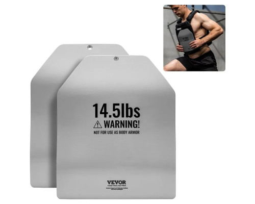 Плити для вагового жилета VEVOR Curved 13,16 кг