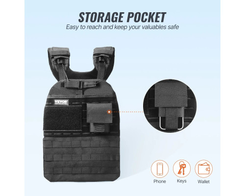 Обтяжувальний жилет VEVOR 18,14 кг